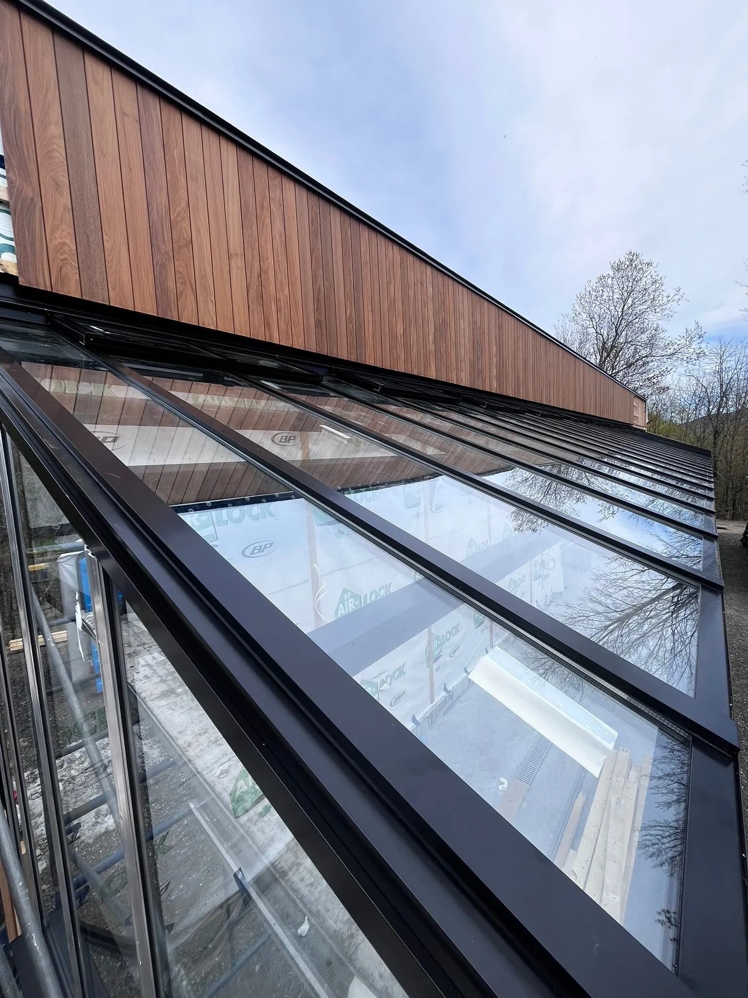 Détail de vitrage architectural