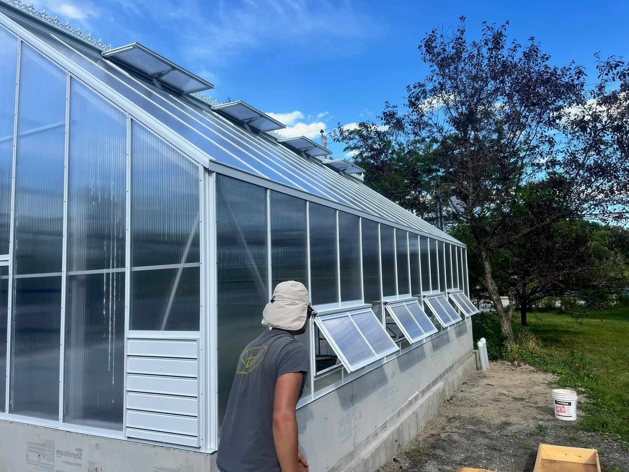 Construction de serre sur mesure